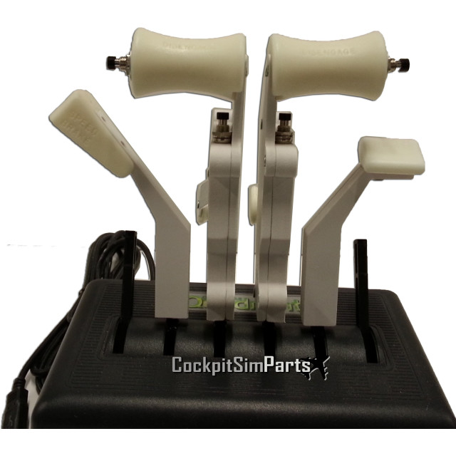 CH Throttle Levers Pro edition white 