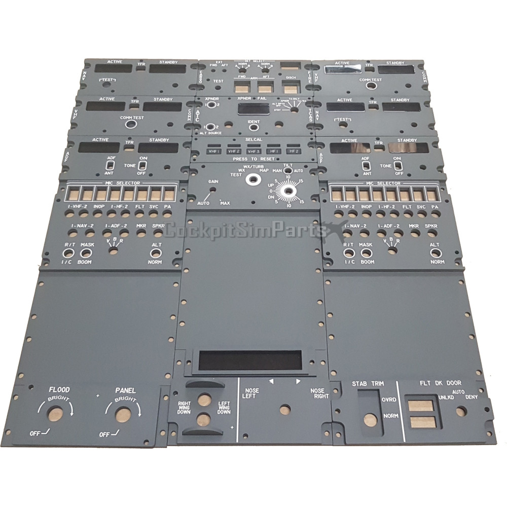 BOEING 737 COMPLETE PEDESTAL PANELS