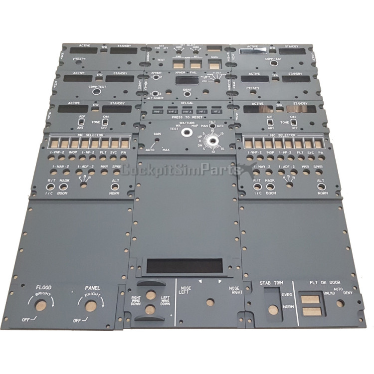 BOEING 737 COMPLETE PEDESTAL PANELS