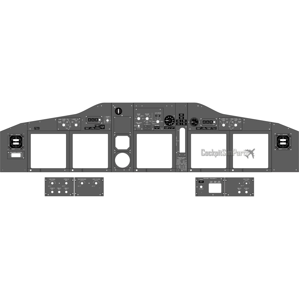 B737 Complete MIP Kit Panels