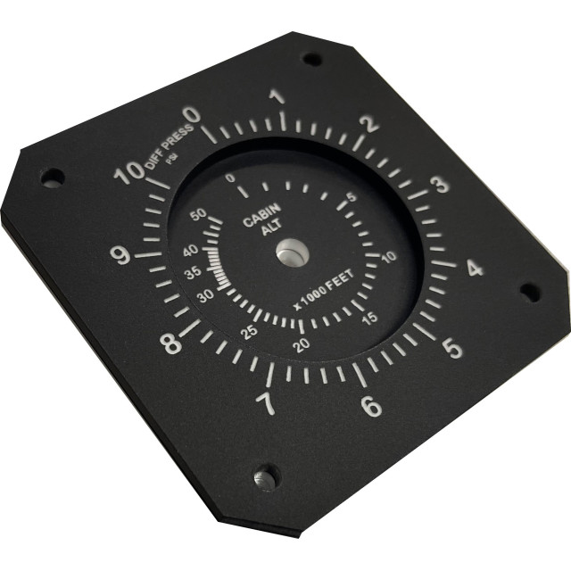 B737 OVH Pressure Dual needle Gauge (Front plates only)