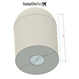 Miniature toggle switch CAP STL File