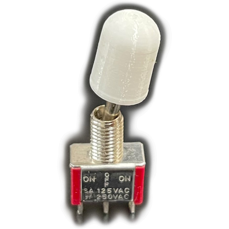 B737 Miniature toggle switch CAPS