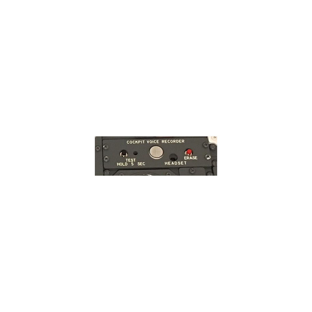 Cockpit Voice Recorder Panel