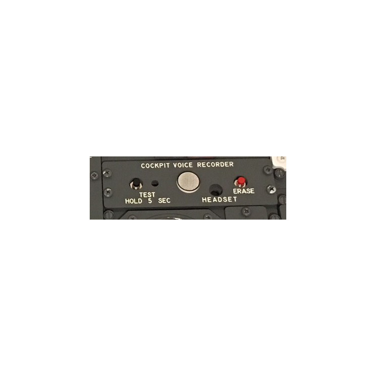 Cockpit Voice Recorder Panel