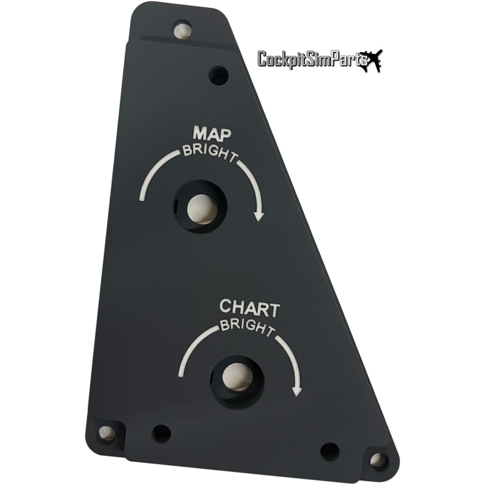 B737 Copilot MAP Light Panel