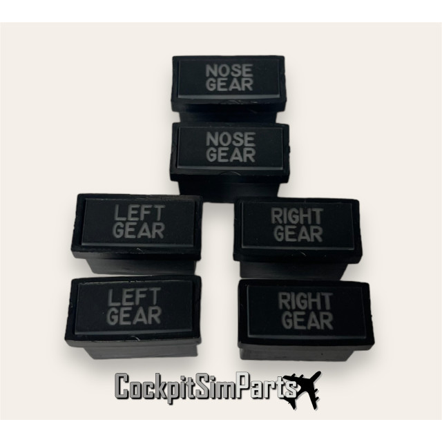 Boeing 737 Landing Gear Annunciators set