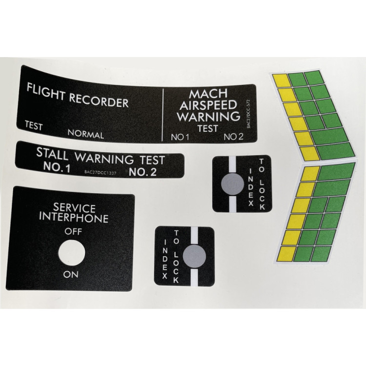Boeing 737 AFT Stickers / Decals