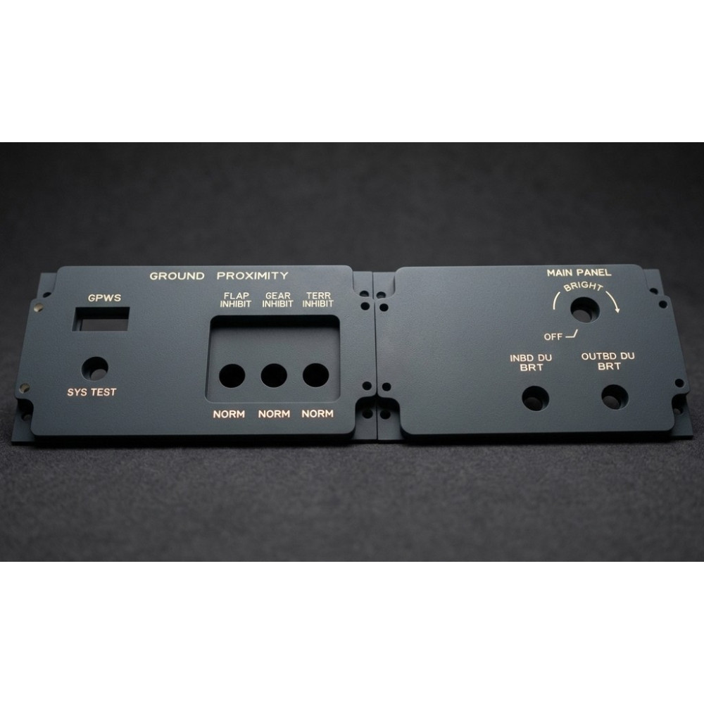 Glarshield lighting set