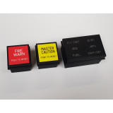 B737 6 Pack & Master Caution / Fire Warning Annunciator Set Cap Side