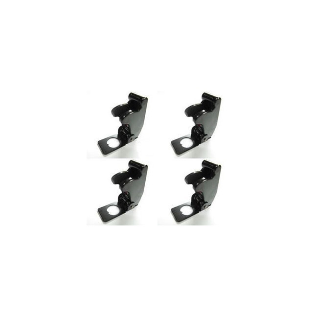 4x Boeing 737 Aircraft Style Toggle Switch Flip Up Cover Black