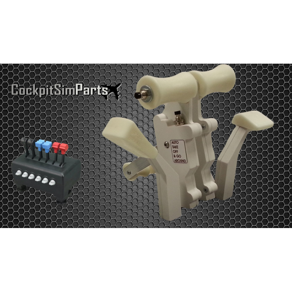 CH Throttle Levers Pro edition white 
