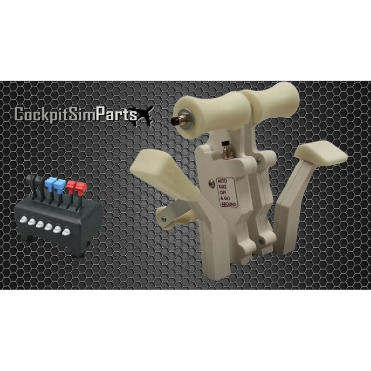 CH Throttle Levers Pro edition white 