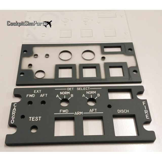 Boeing 737NG Cargo fire control panel  
