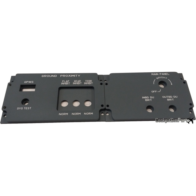1st Officers Glareshield Lighting Panels
