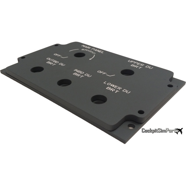 Glarshield lighting set