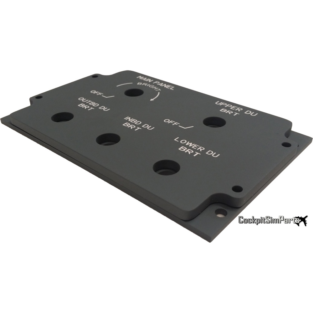 Glarshield lighting set