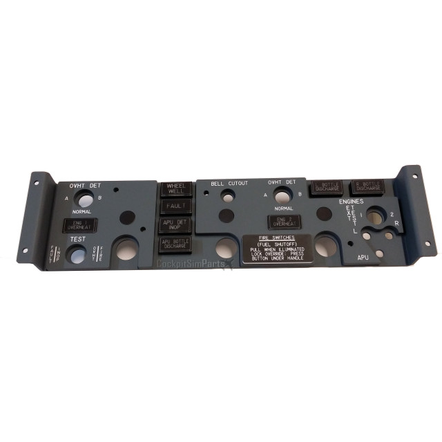 ENGINES FIRE CONTROL PANEL FOR BOEING 737 (Aluminium)