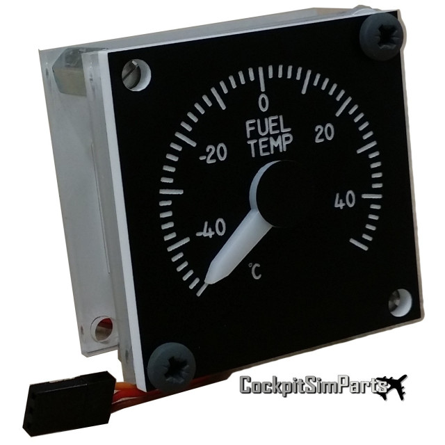 737 Overhead Fuel Temperature Gauge 